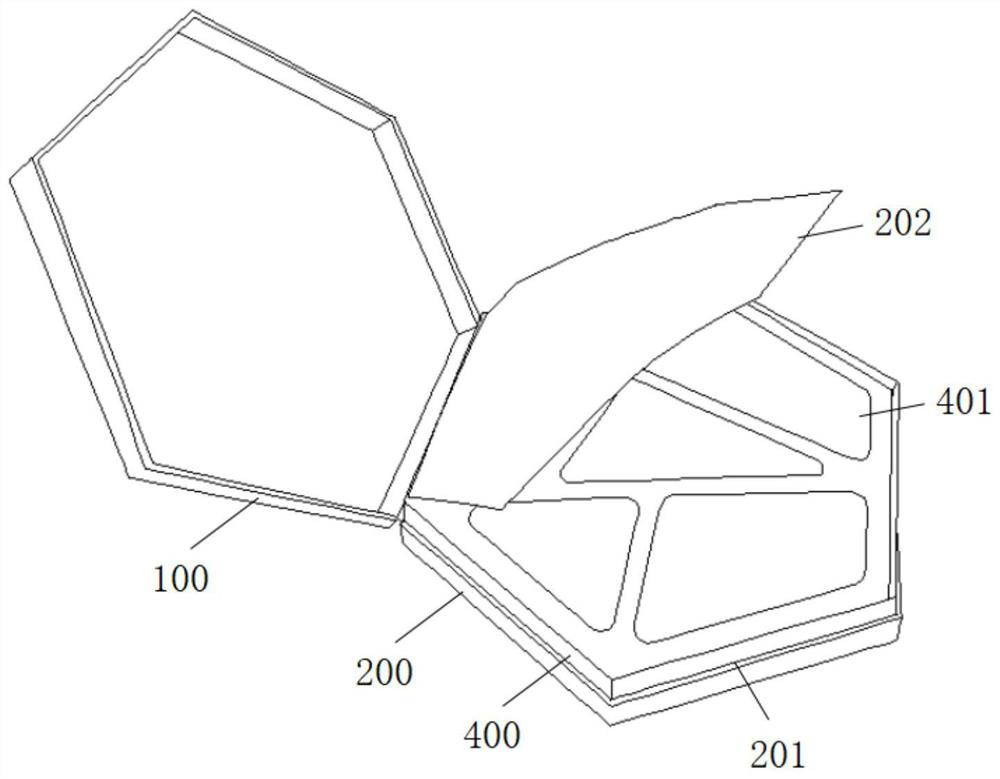 Food packaging box and manufacturing method thereof