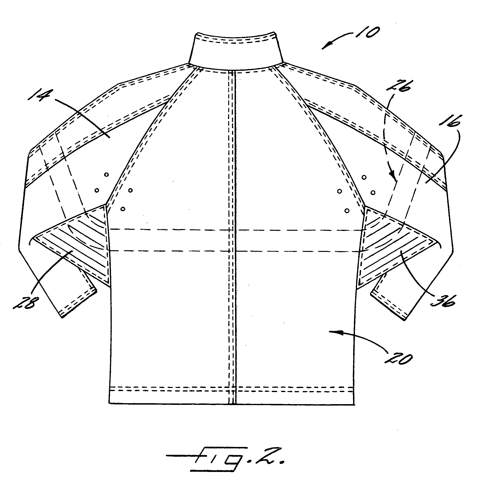 Swing training jacket