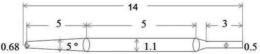 Preparation method of novel zirconium dioxide all-ceramic pile/nail for dental restoration