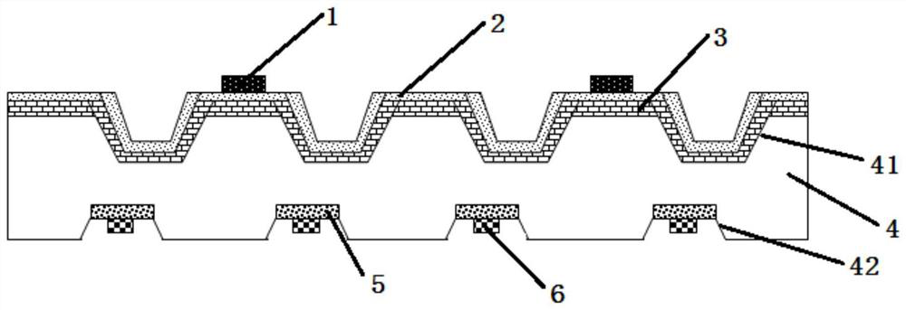 A silicon-based organic-inorganic hybrid solar cell and its preparation method