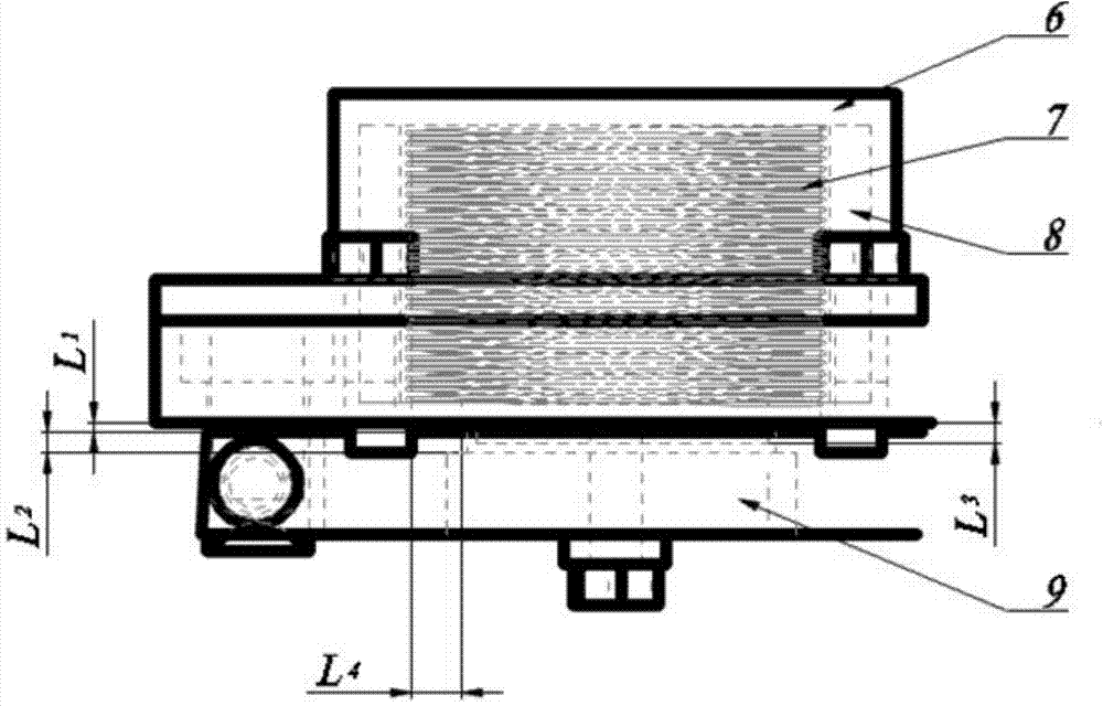 Fast positioning and disassembling device for testing mechanical performance of optical cable