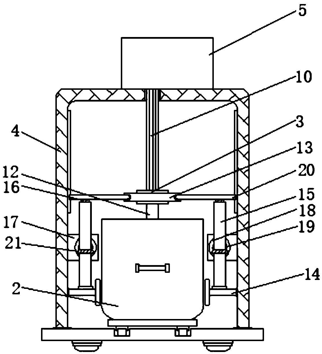 New material processing device based on energy-saving and environment-friendly concept design