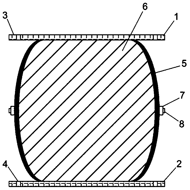 Barrel type tension and compression damper