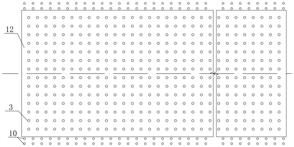 A method of using slanted hole cloth bag piles to control settlement excess of soft foundation