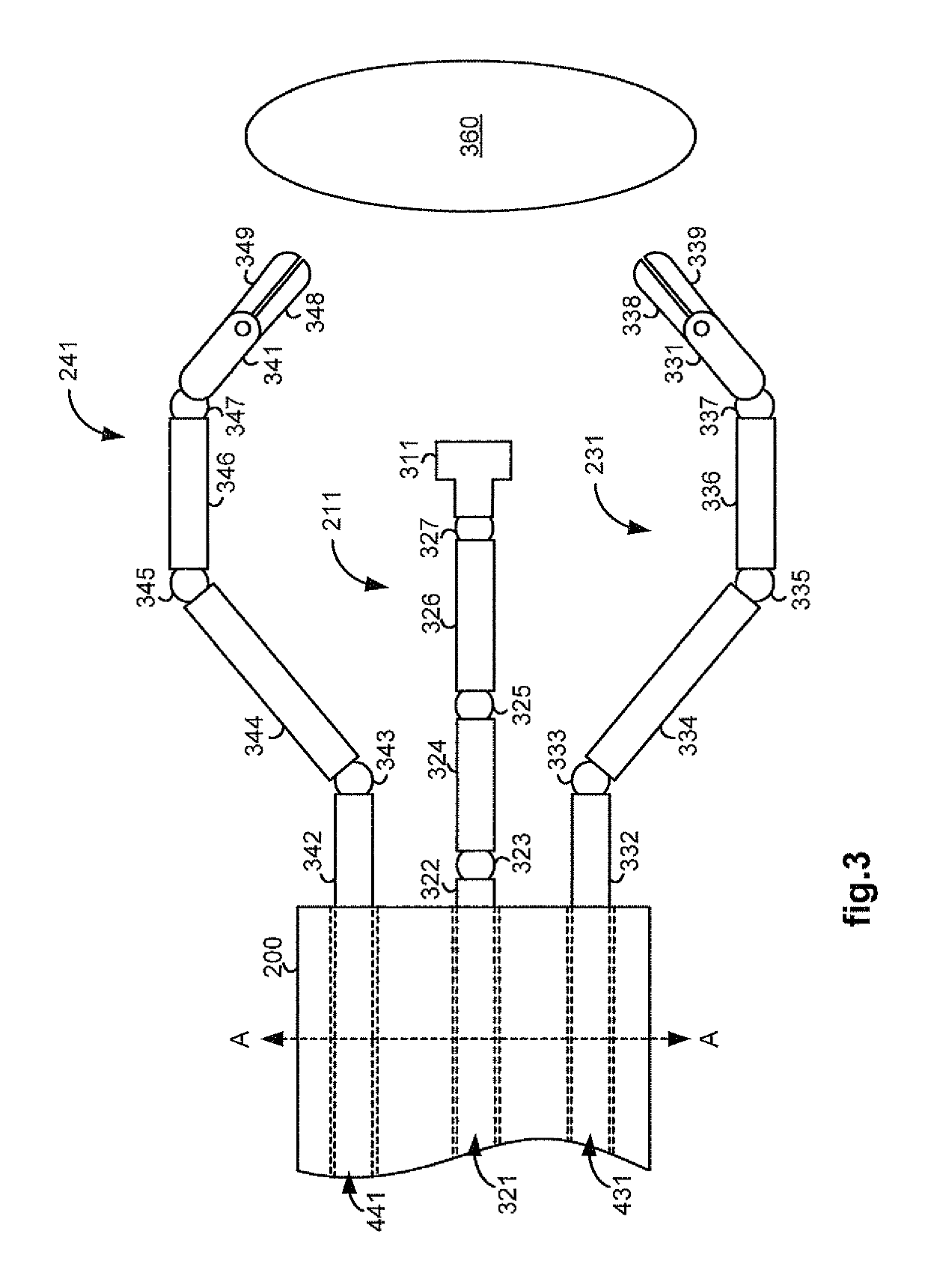 Medical robotic system providing an auxiliary view of articulatable instruments extending out of a distal end of an entry guide