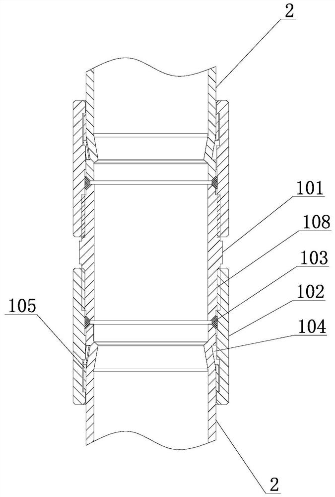 Fire-fighting pipeline mounting system and construction method