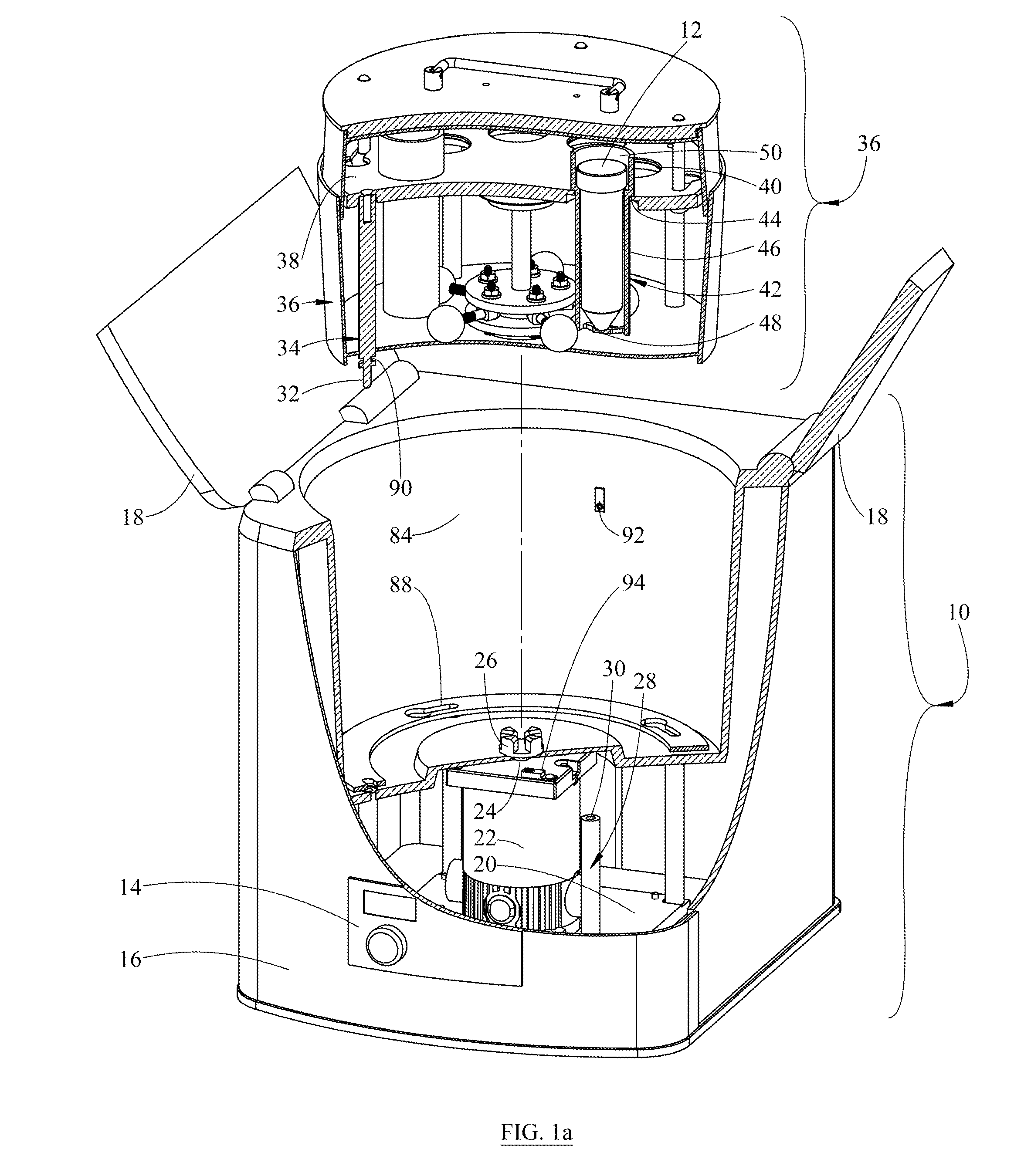 Agitation Apparatus with Interchangeable Module and Impact Protection Using Reactive Feedback Control