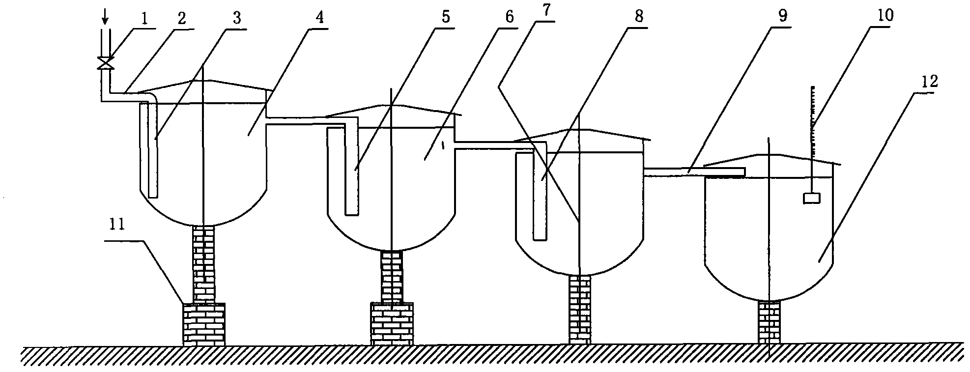 Liquid caustic soda automatic flowing system during production of flake caustic soda