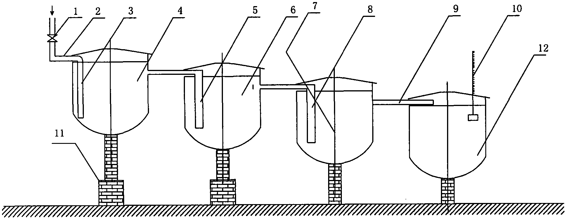 Liquid caustic soda automatic flowing system during production of flake caustic soda