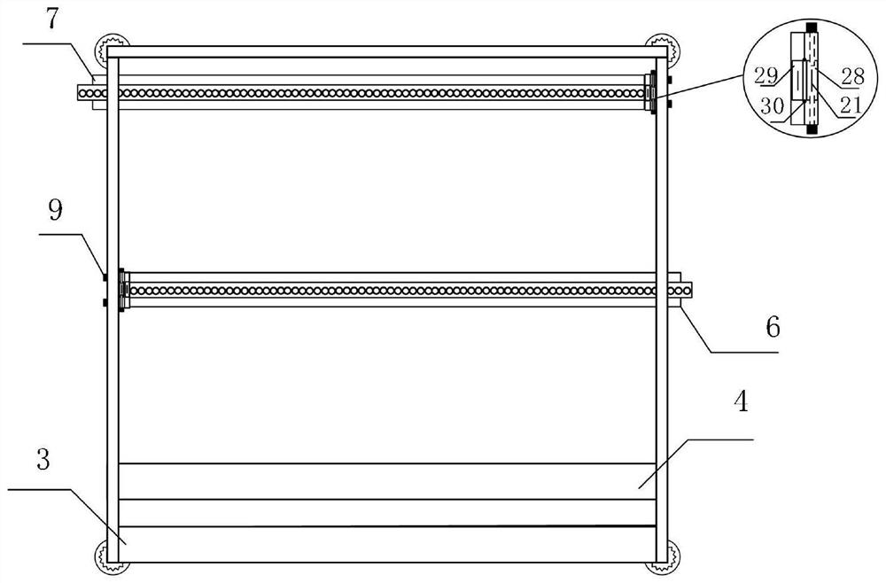 Reflection type multi-target targeting coordinate testing device and method