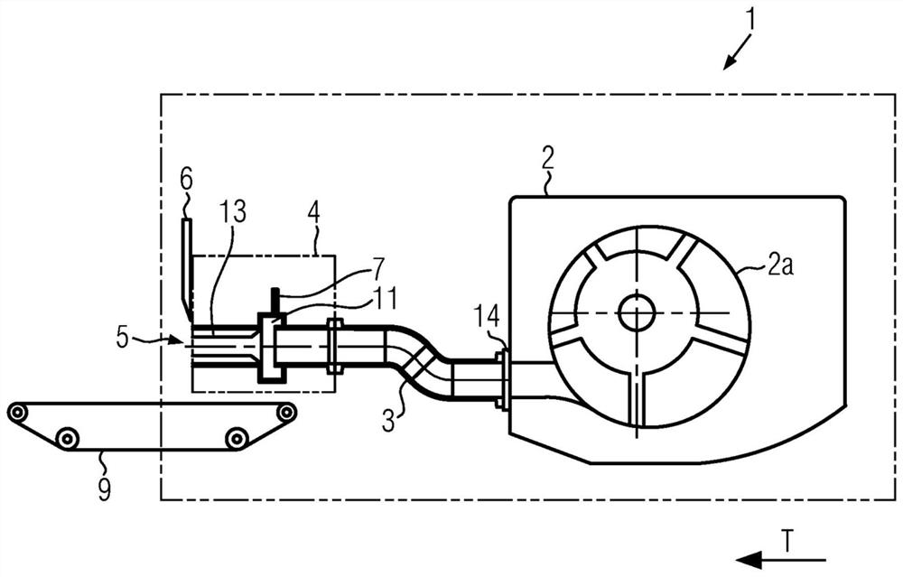 Method and device for processing dough