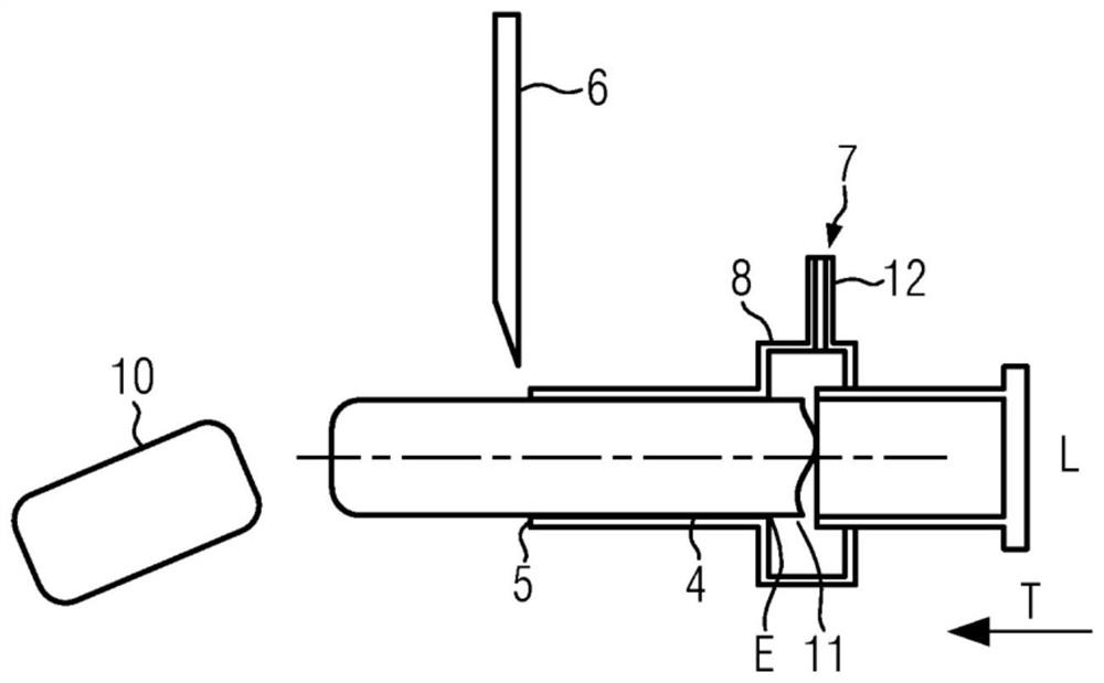 Method and device for processing dough