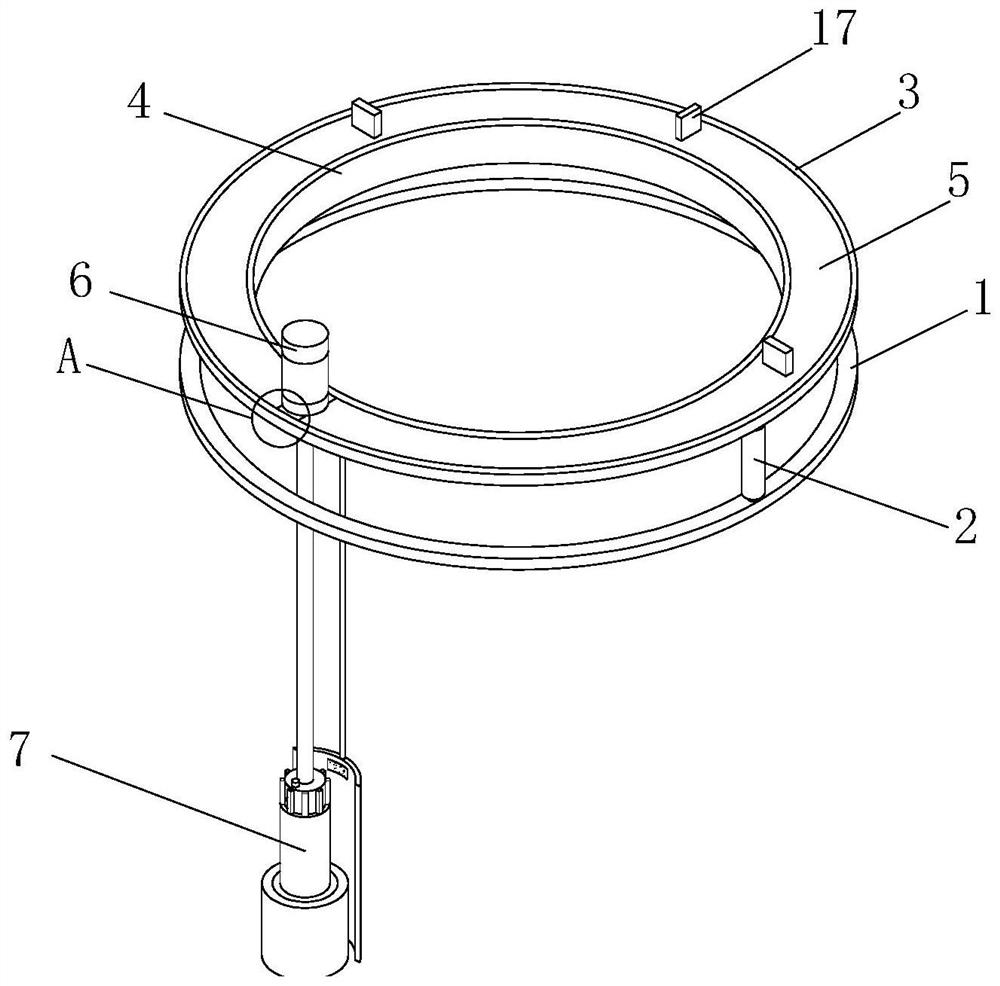 Chemical preparation container cleaning device