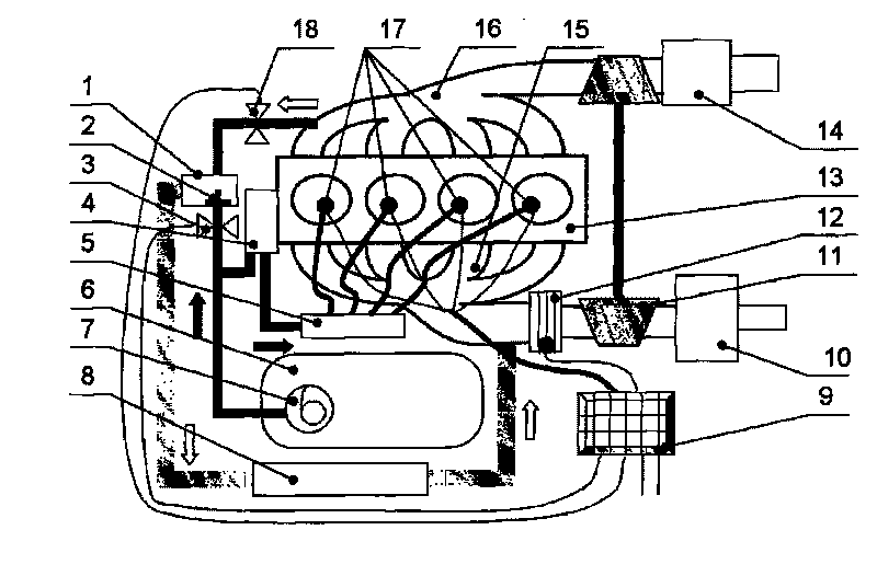 Compression-ignition methanol engine and control method thereof