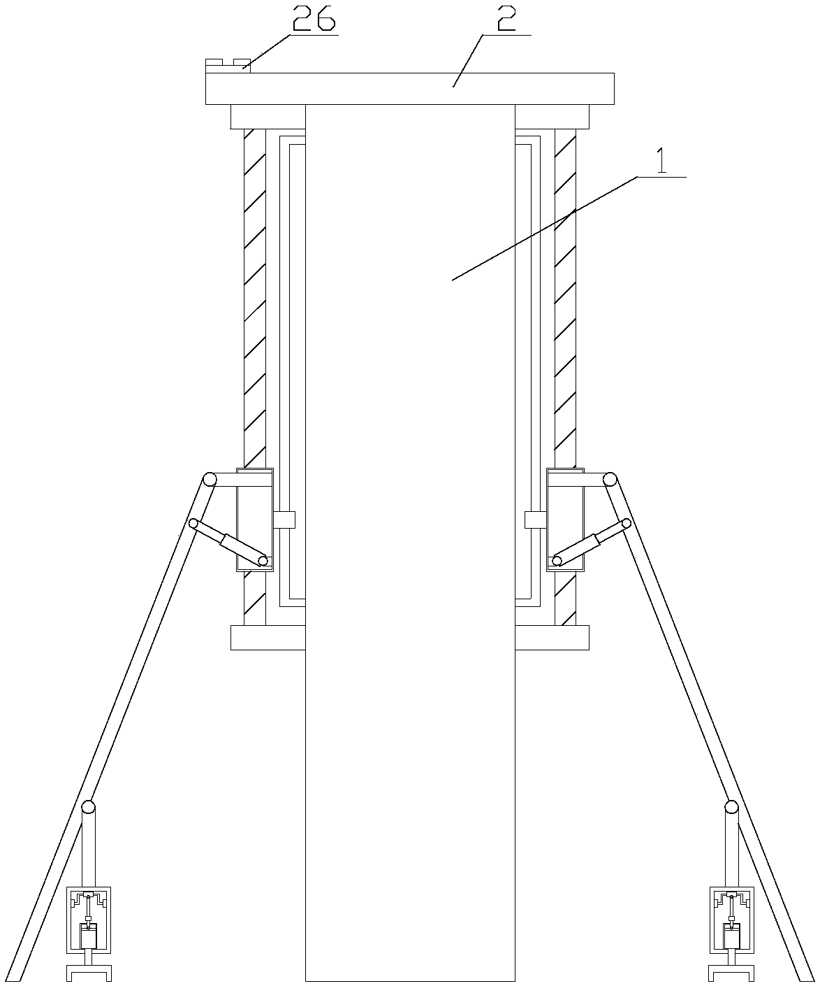 Stable type lymph cell separation tube