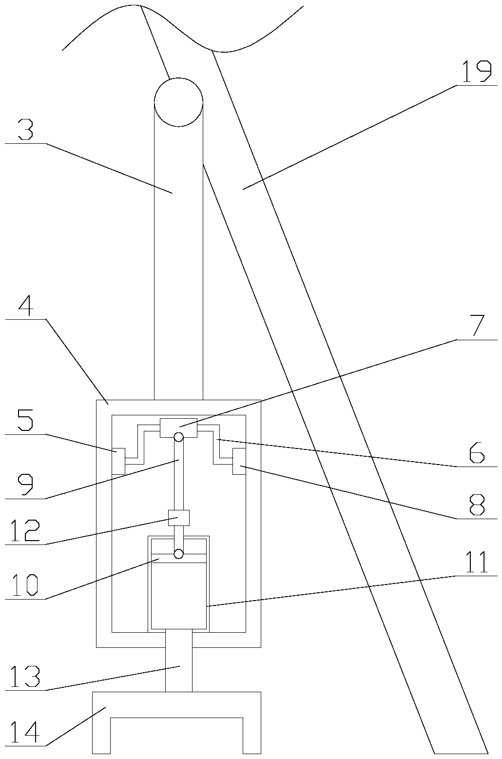 Stable type lymph cell separation tube