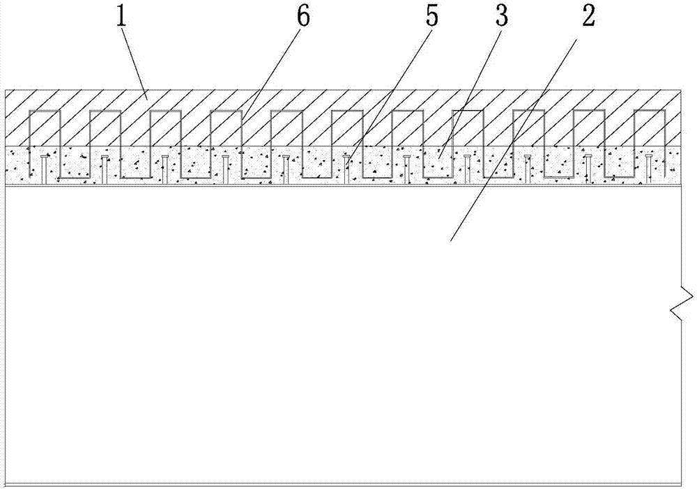 PCSC shear joint structure of plate girder overall assembly type composite beam bridge