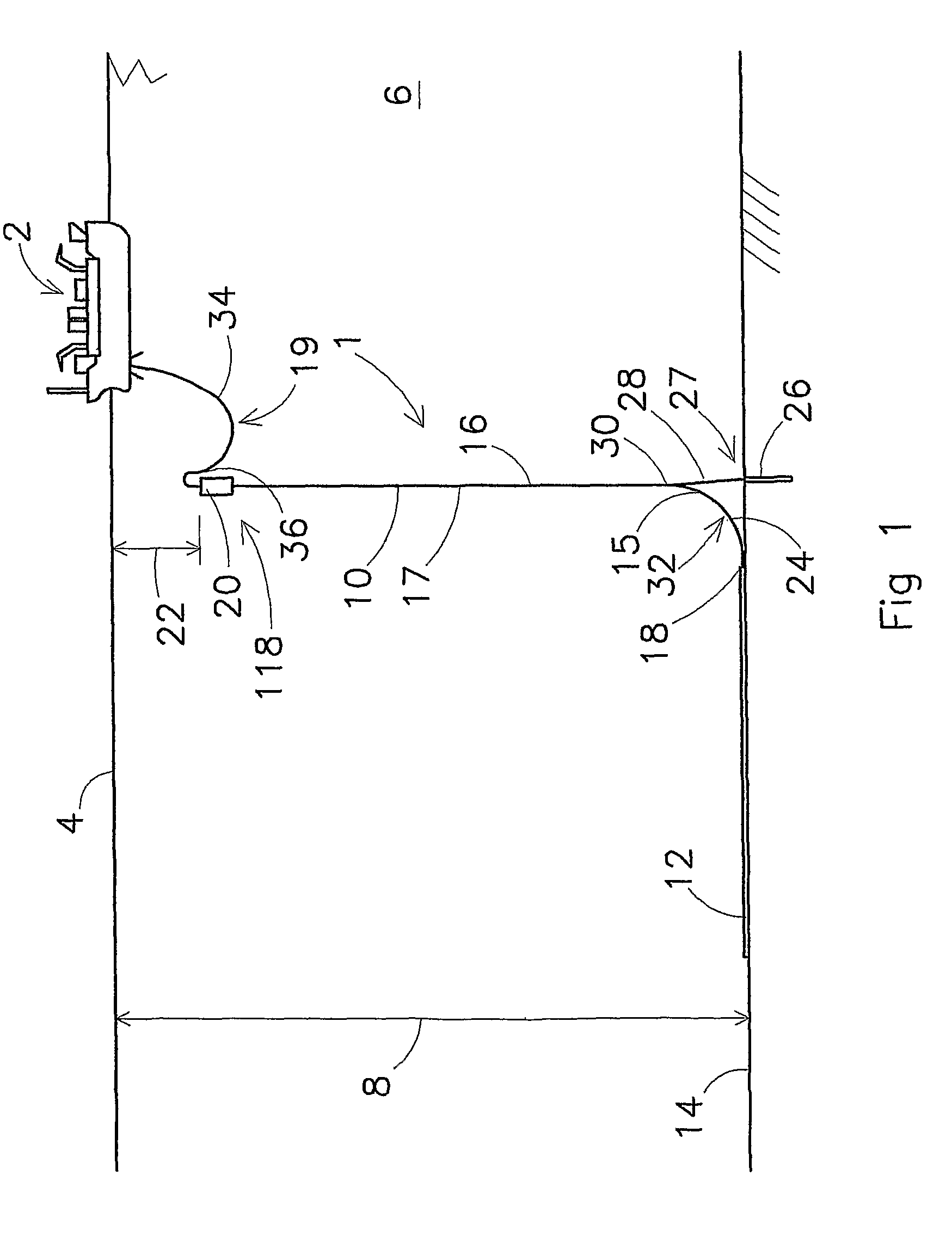 Pipeline assembly comprising an anchoring device