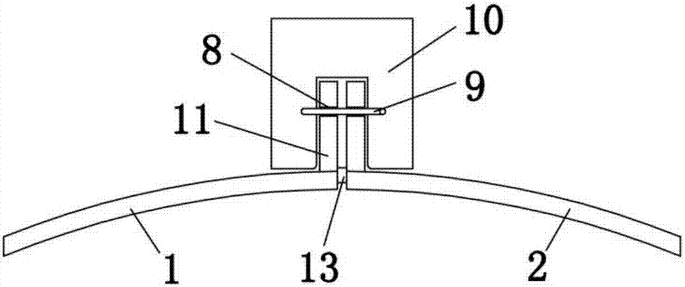 Rapidly mountable and dismountable four-pin conical die and operation method