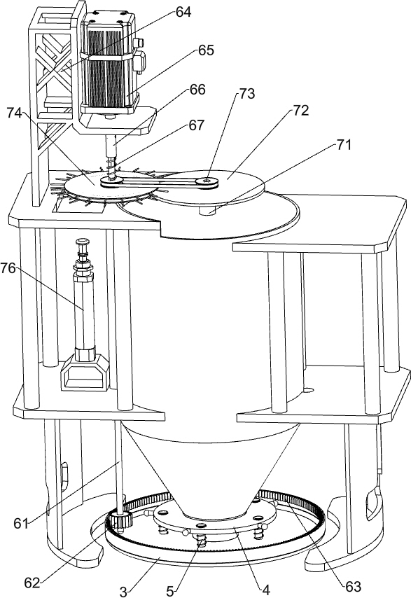 Hole filling device for road construction