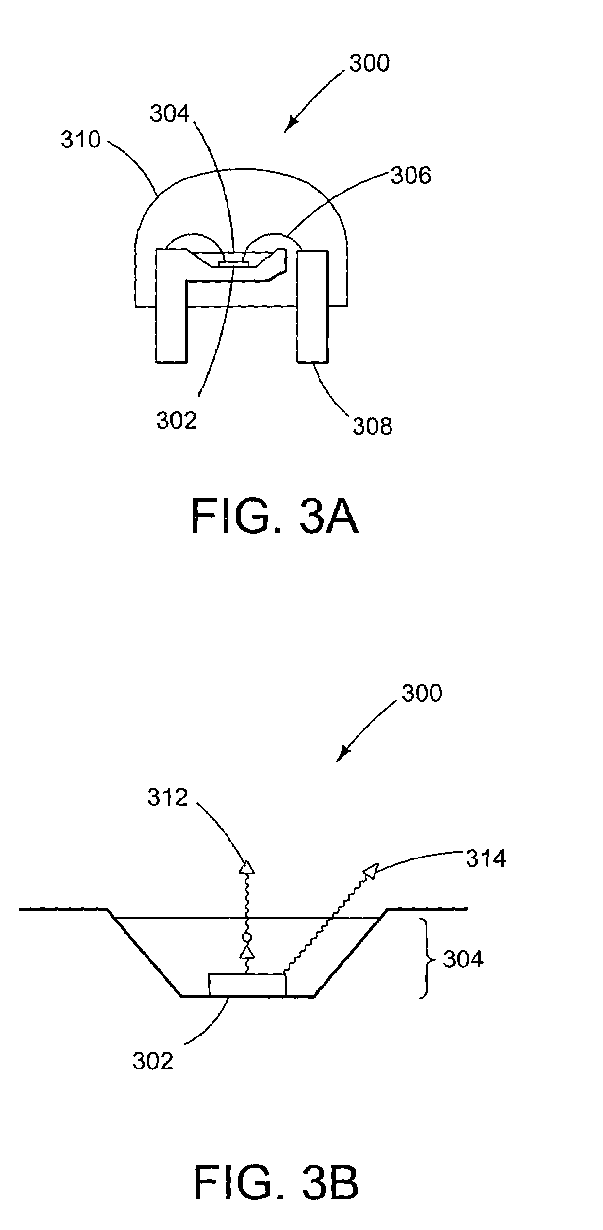 White, single or multi-color light emitting diodes by recycling guided modes