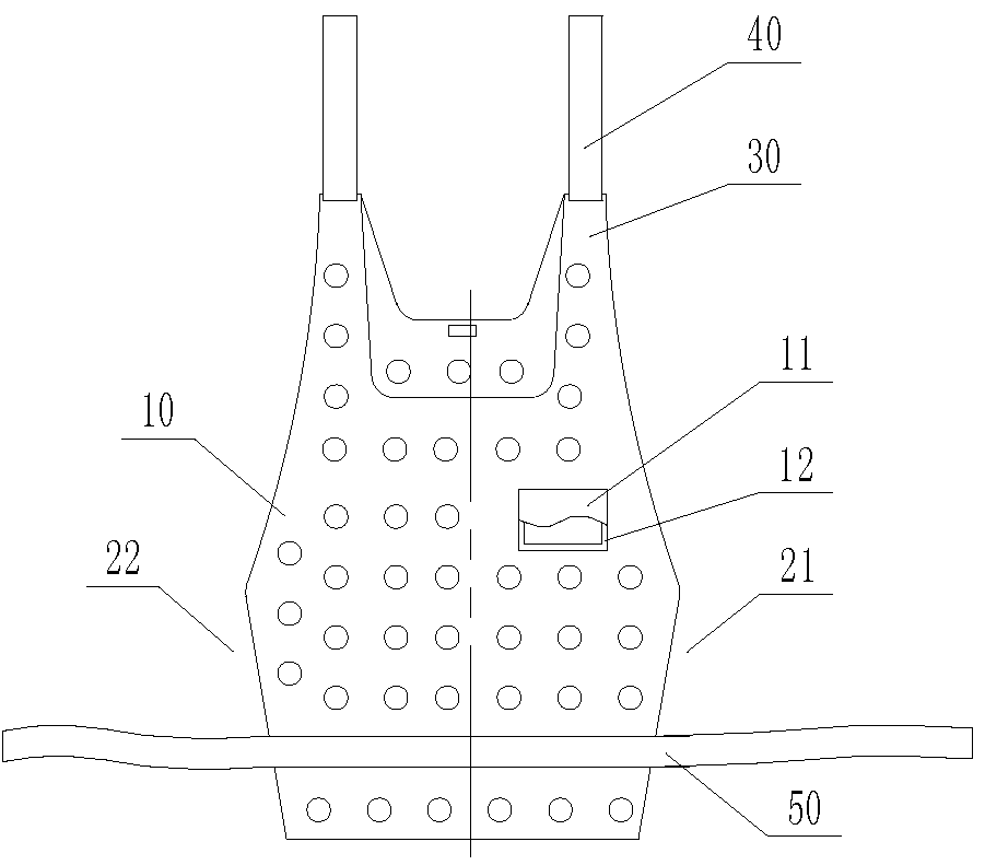 Vest-style restraint belt for patients with heart failure