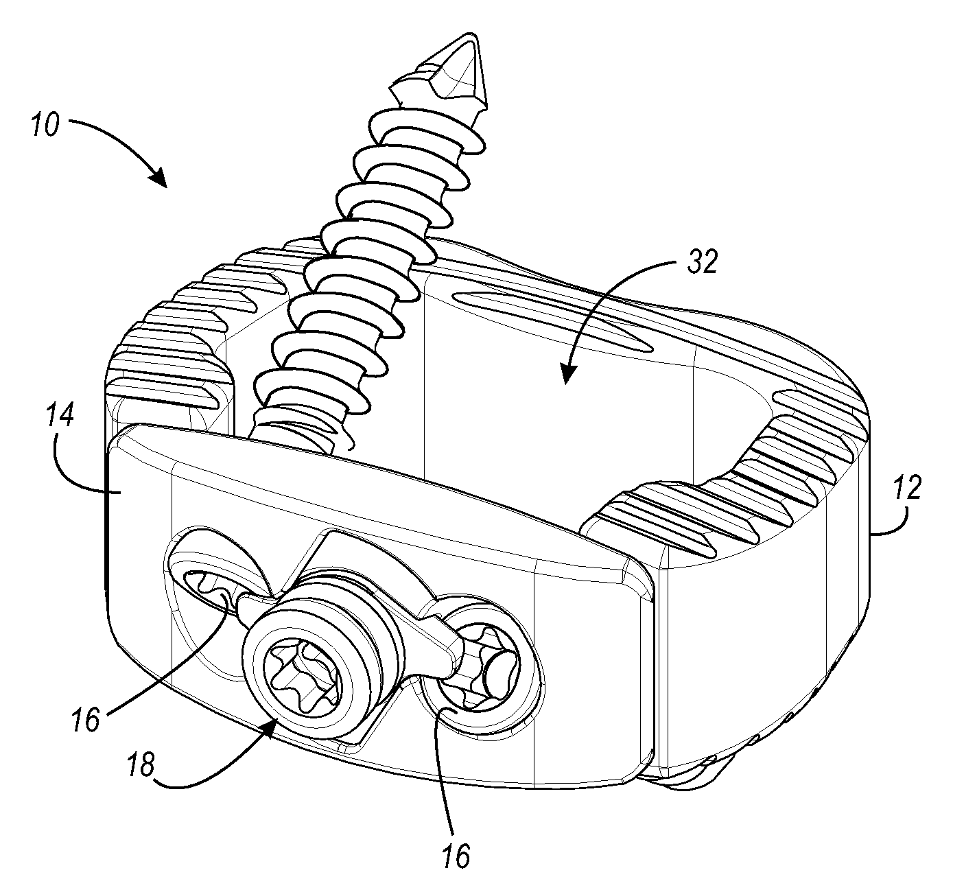 Interbody fusion device, integral retention device, and associated methods