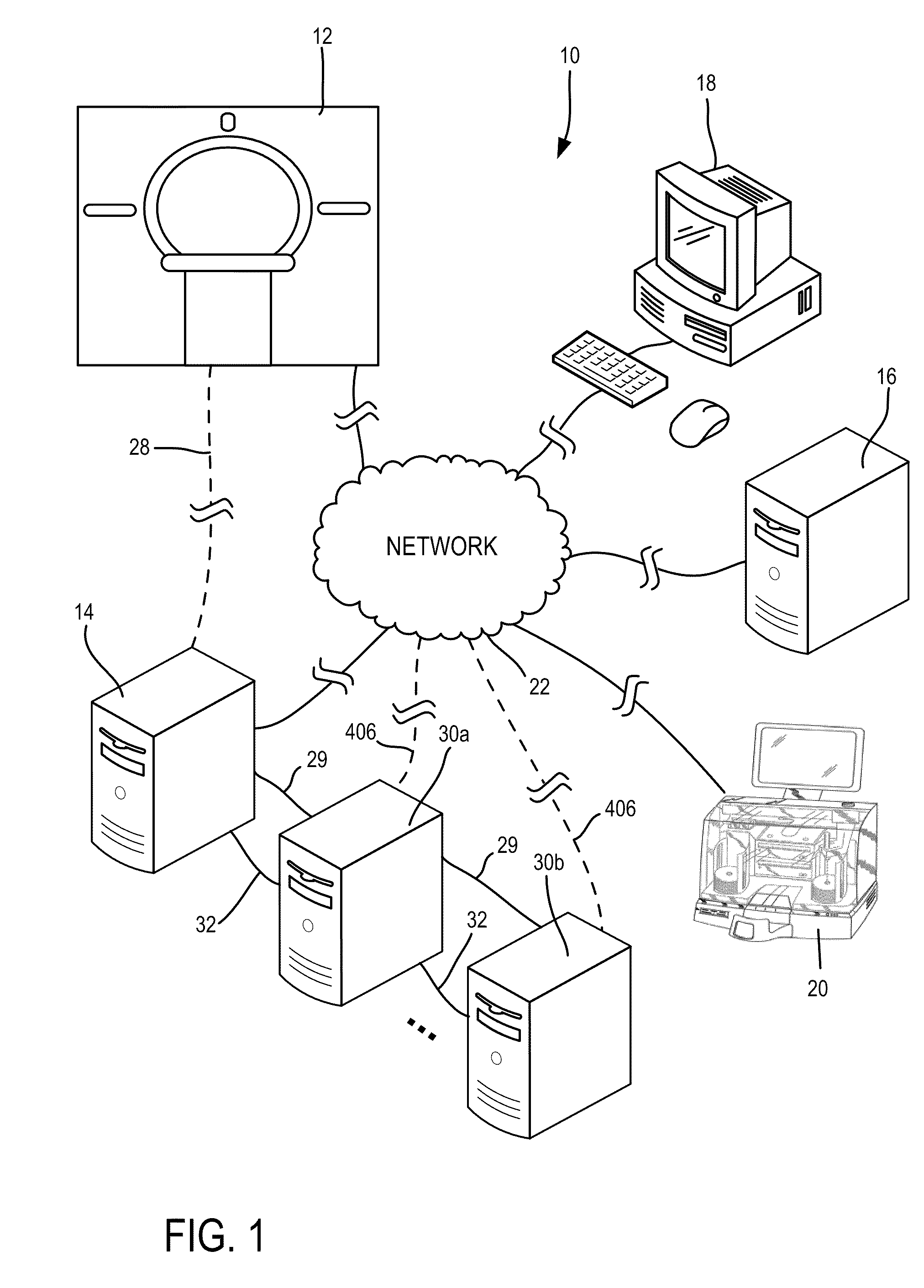 Medical data storage server