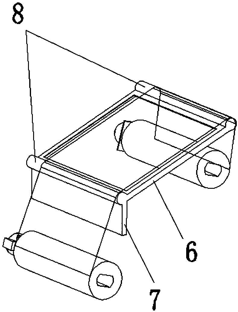 Primary filter screen device of fresh air ventilator