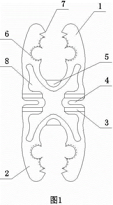 Universal stabilizer used between spinous processes