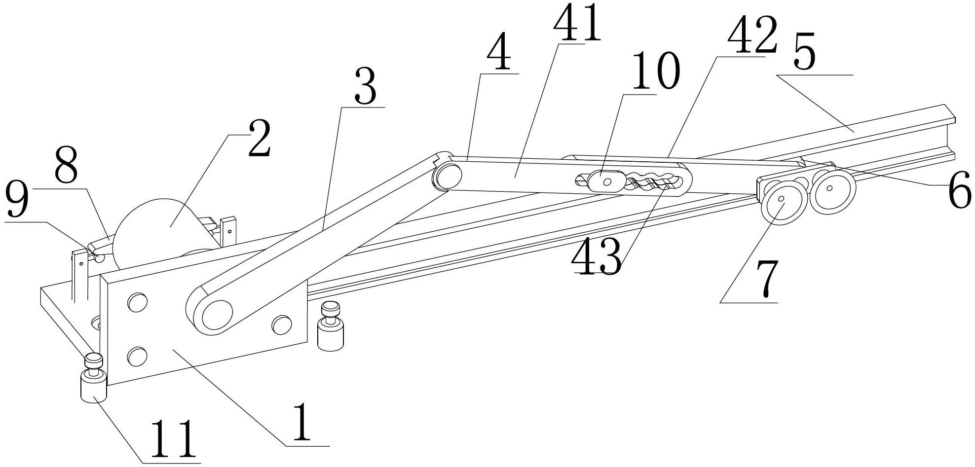 Reciprocating type automatic feeding mechanism