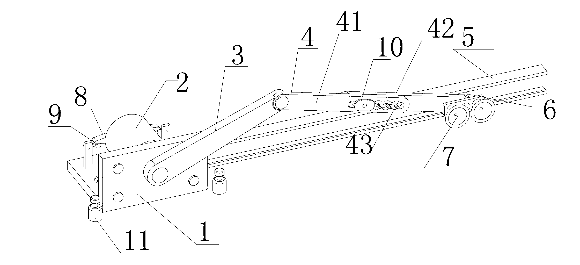 Reciprocating type automatic feeding mechanism