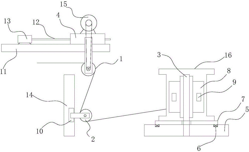 Self-balancing winding device for enameled wires