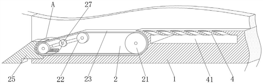 A fast collection device and method for collecting and cleaning building formwork cutting waste