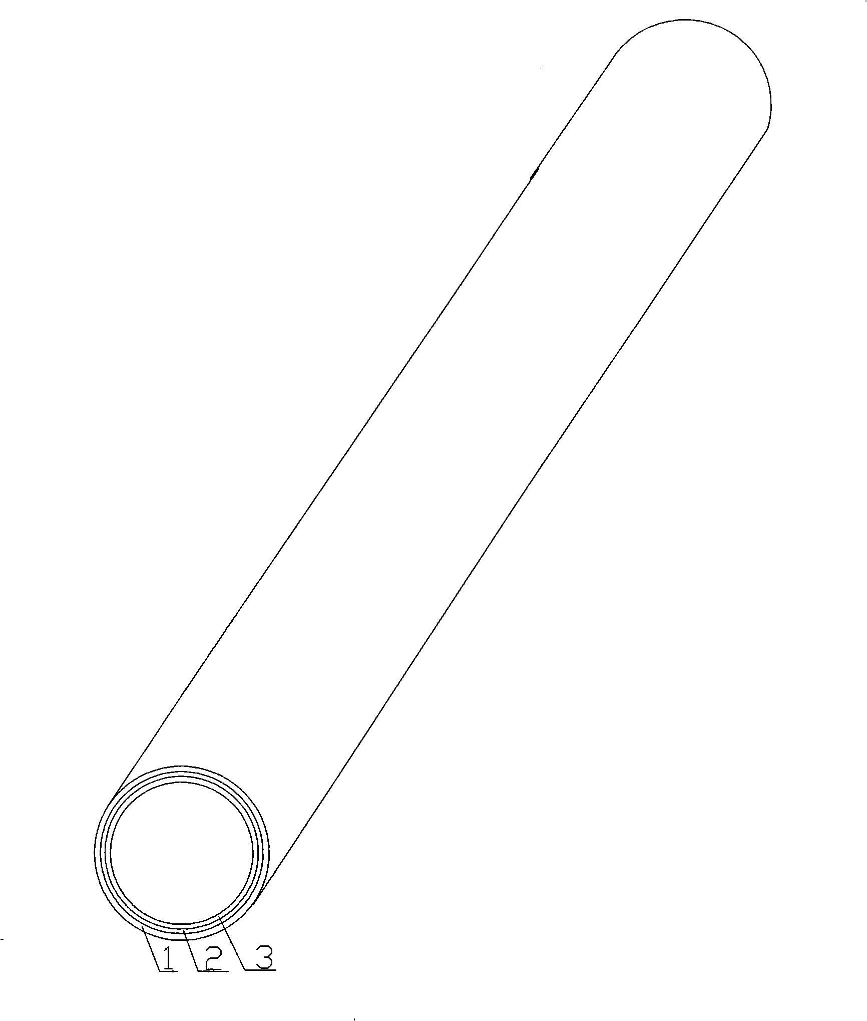 PAP three-layer composite pipe