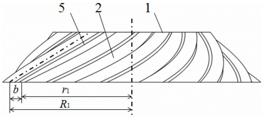 Spiral arc bevel gear mechanism without relative sliding