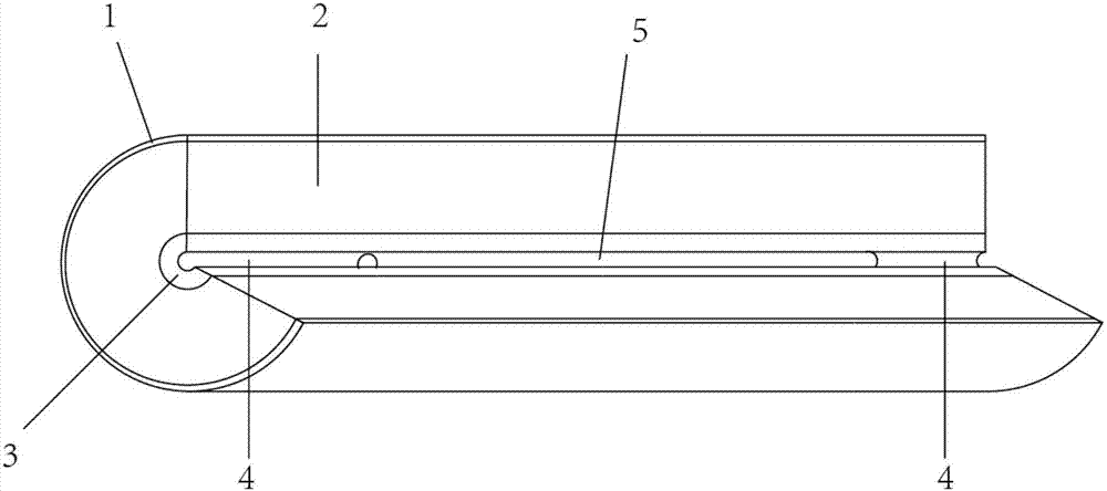 Composite glass fiber containing chalcogenide glass fiber core and preparation method thereof