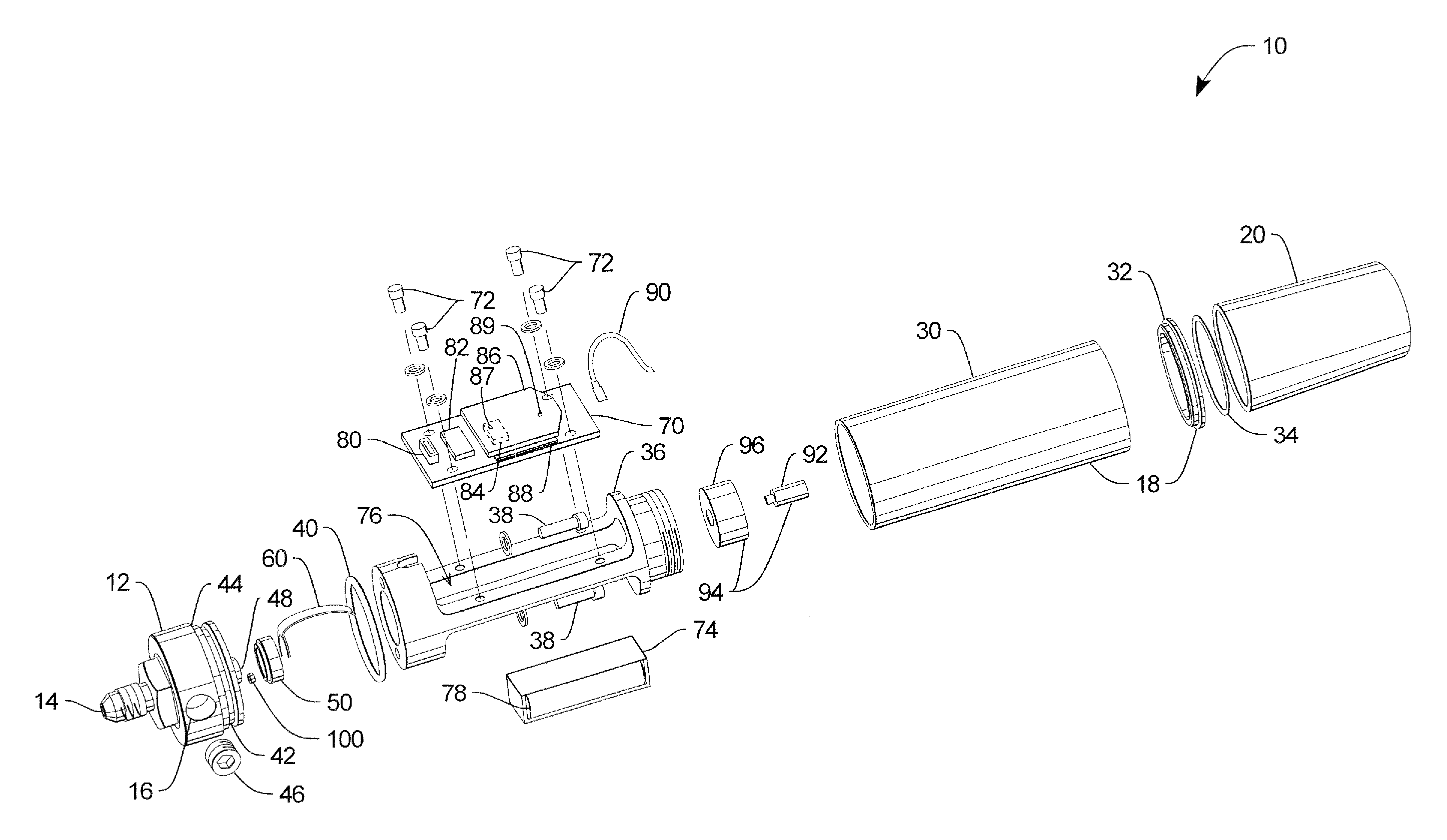 Wireless fluid pressure sensor