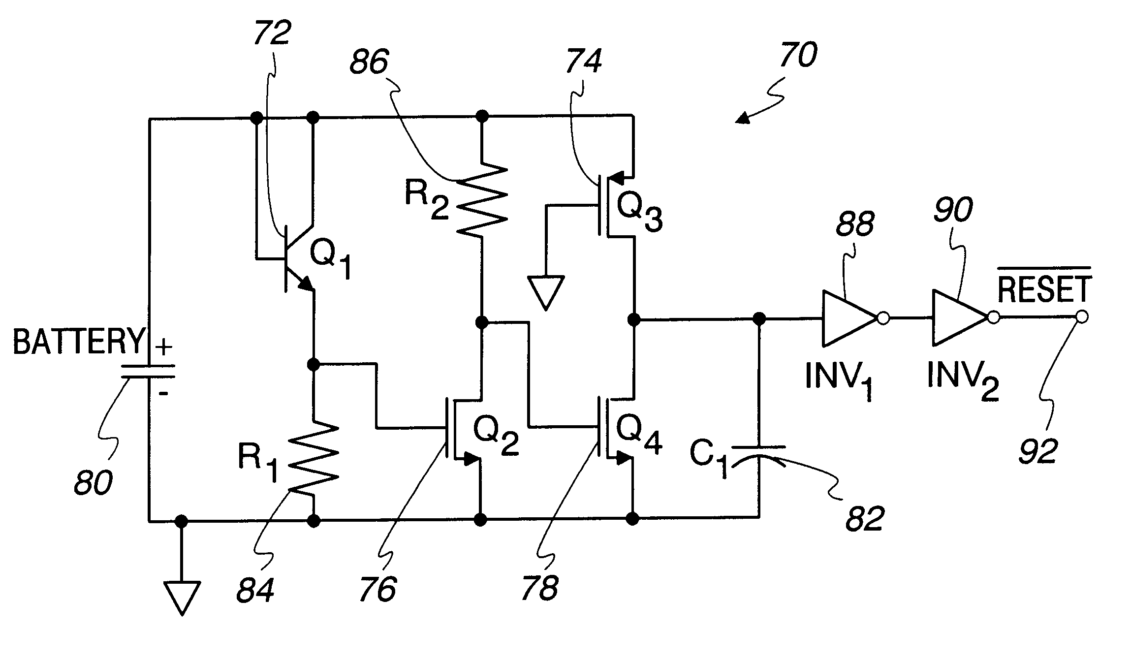 Power-on reset circuit