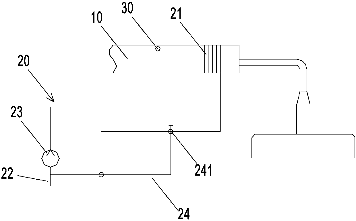 Environment-friendly recycling device for fuel gas waste heat