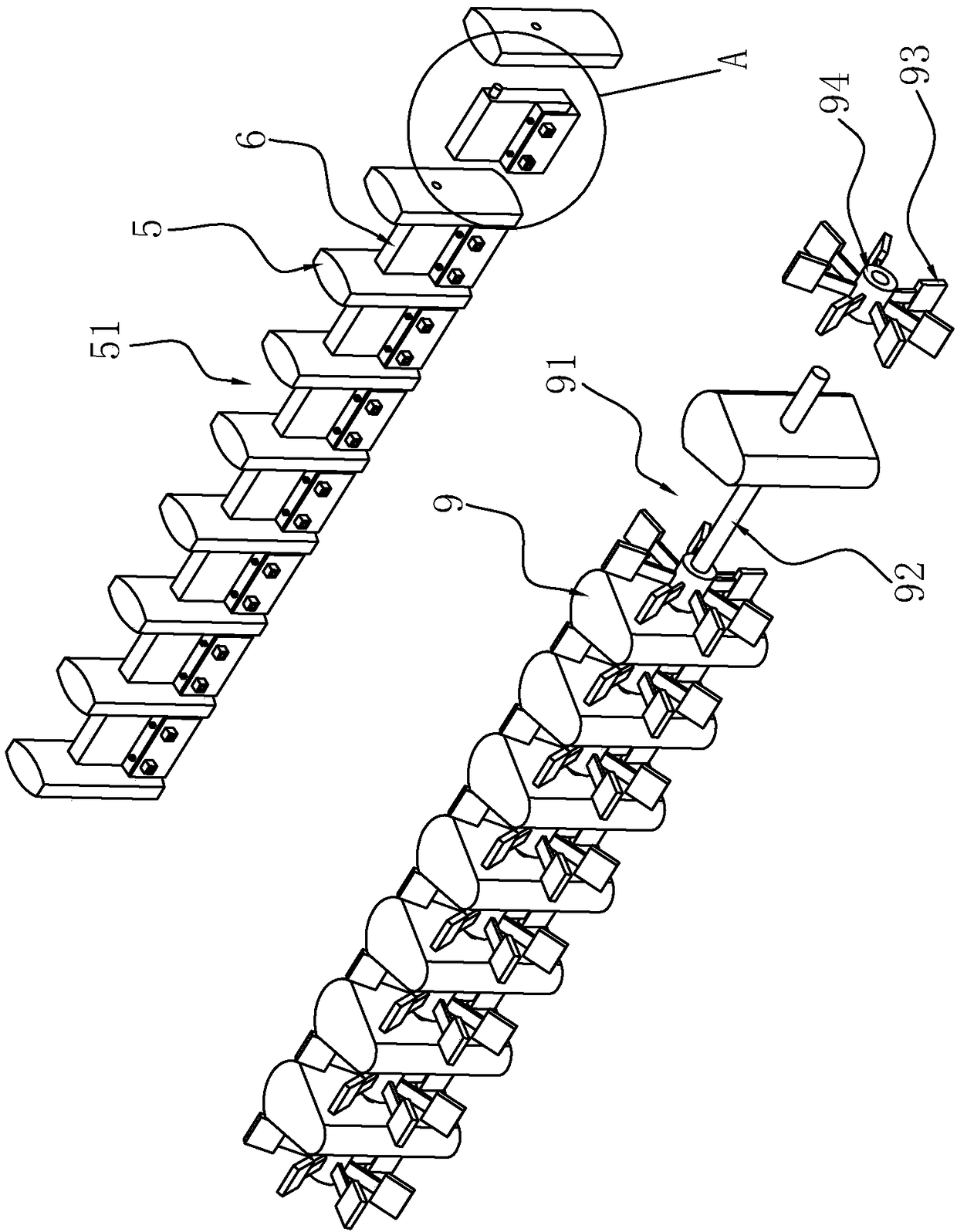 Novel hydraulic engineering energy dissipater structure