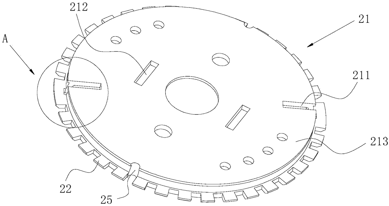 Grinding cutter and food waste processor