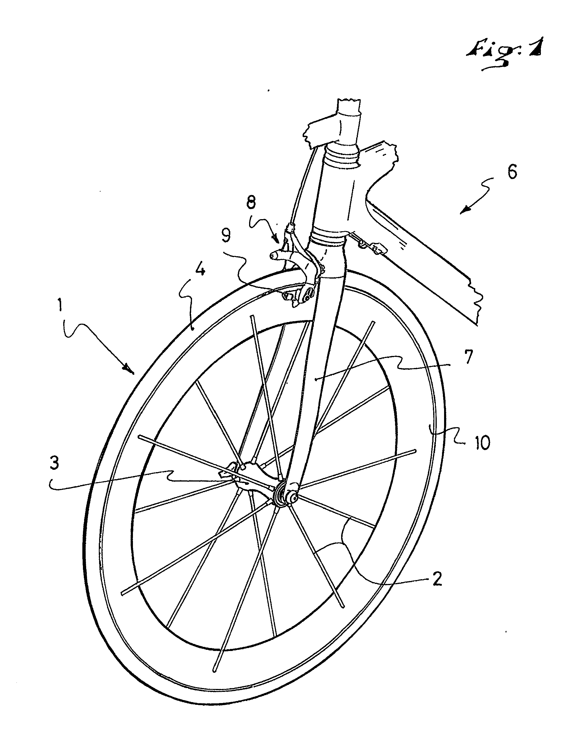 Composite rim and a wheel having such rim