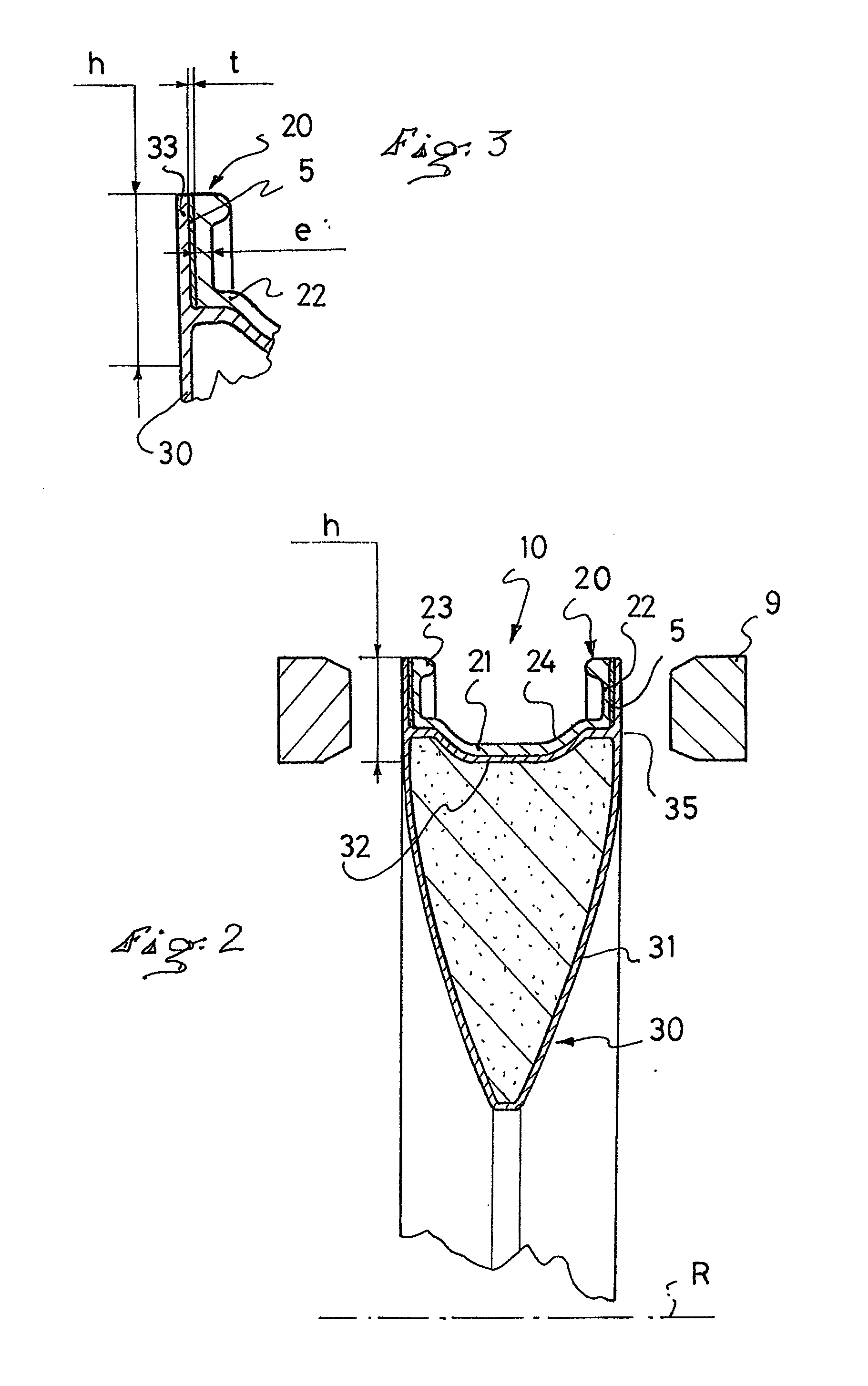 Composite rim and a wheel having such rim