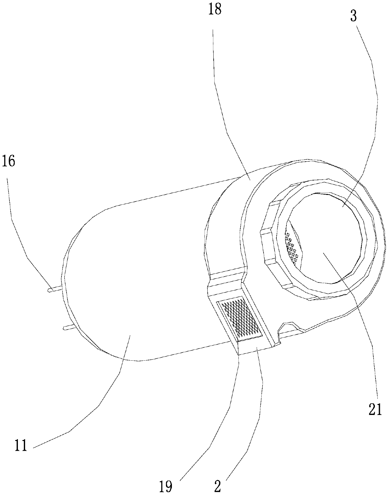 A kind of air preheating device