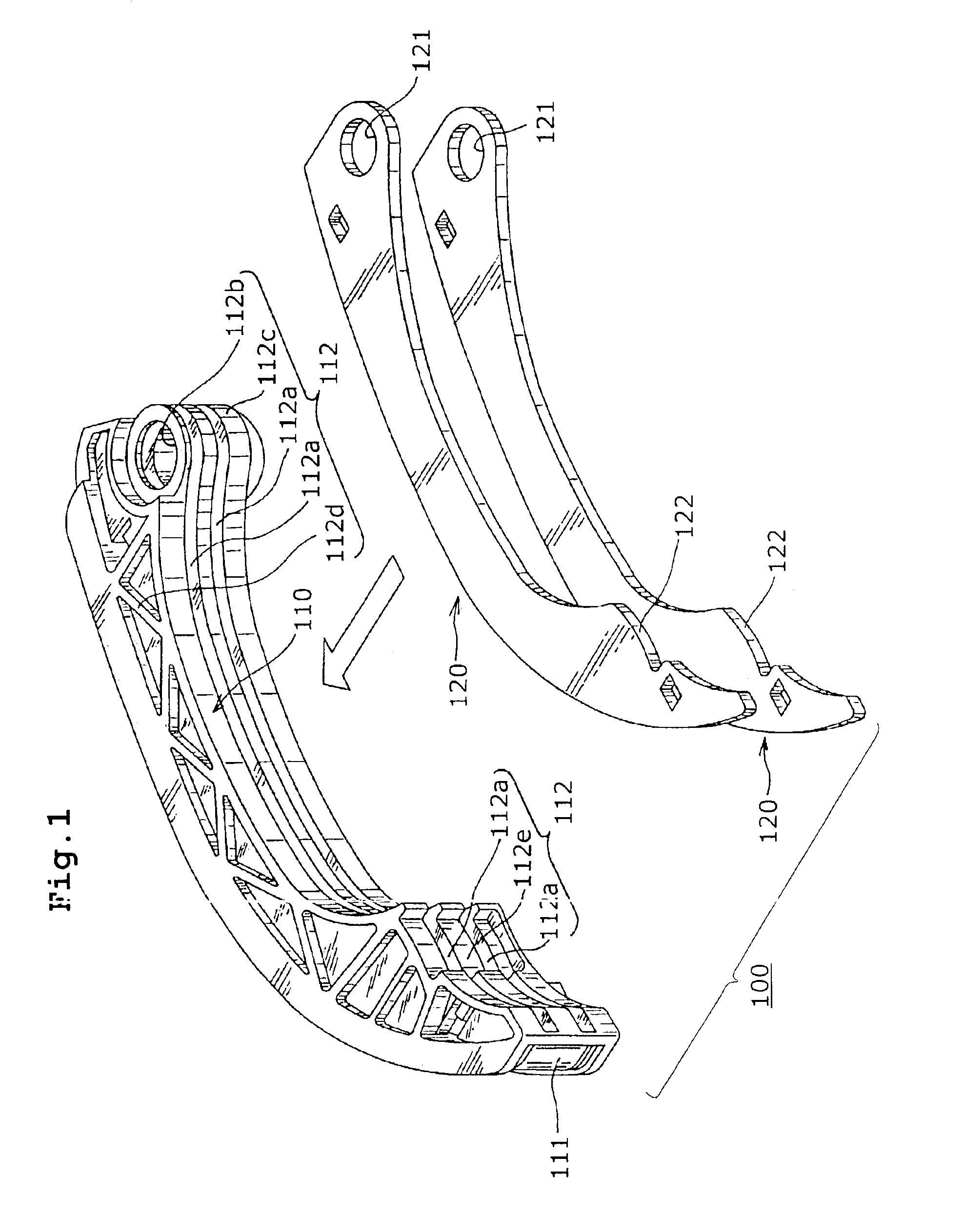 Movable guide for transmission device