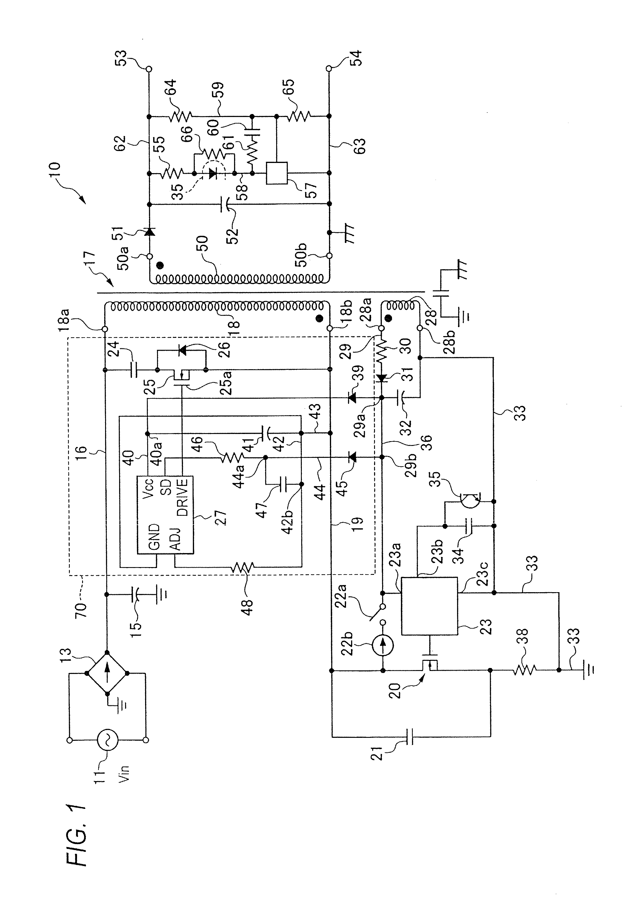 Active snubber circuit and power supply circuit