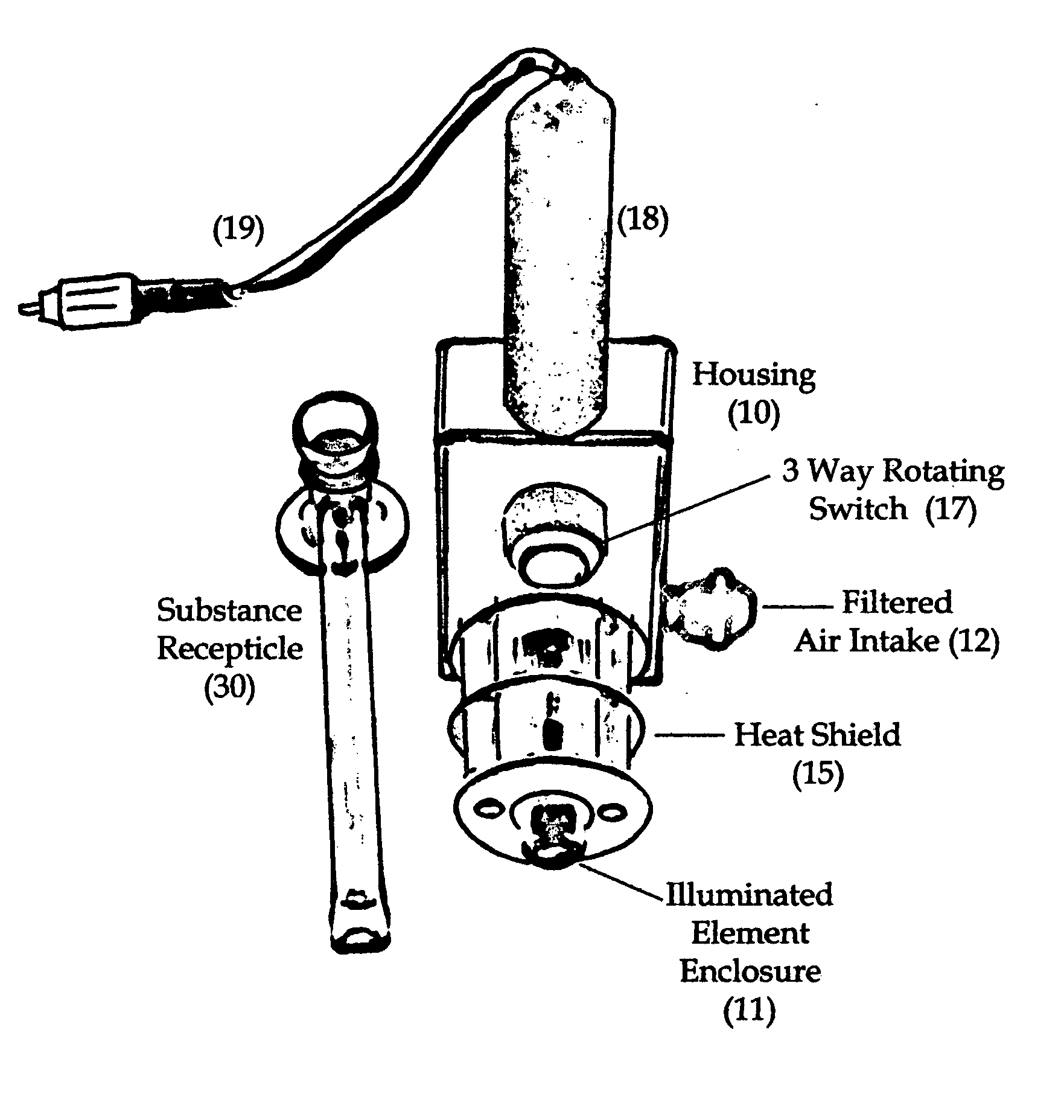 Hot air extraction system