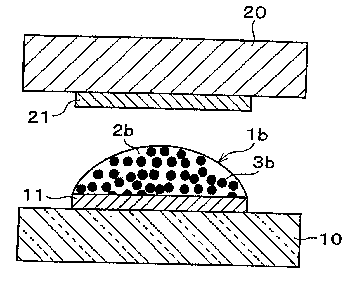 Method of interconnecting terminals and method for mounting semiconductor device