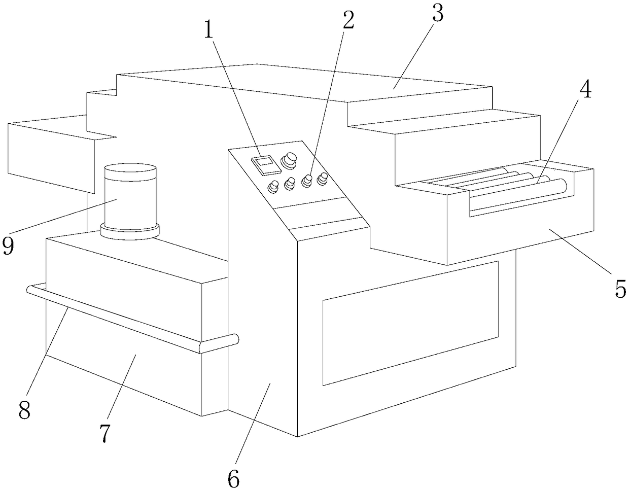 Wood floor coloring device